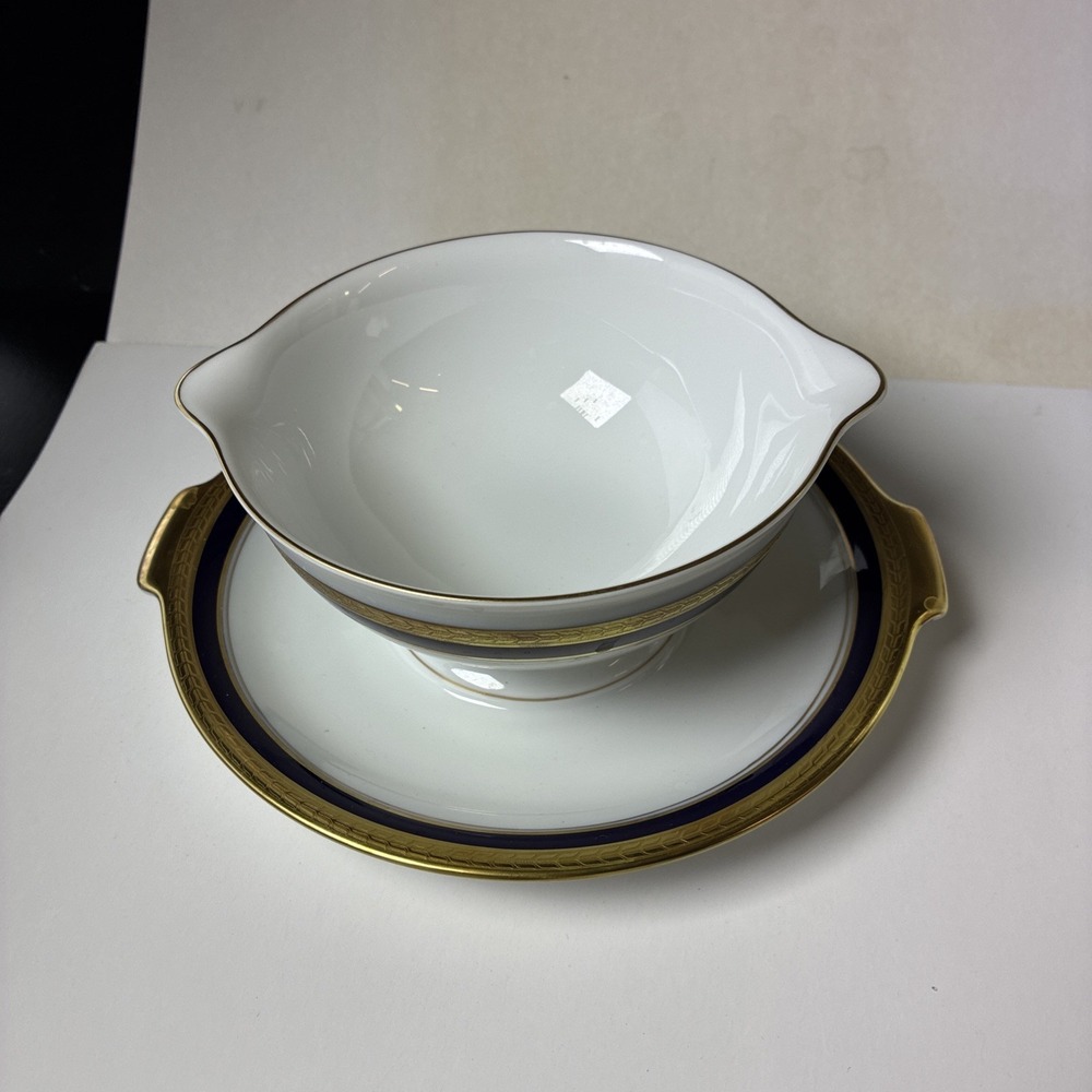 Rosenthal Germany EMINENCE COBALT BLUE & GOLD Set of 11 Tea Service Partial (20F - Picture 11 of 16